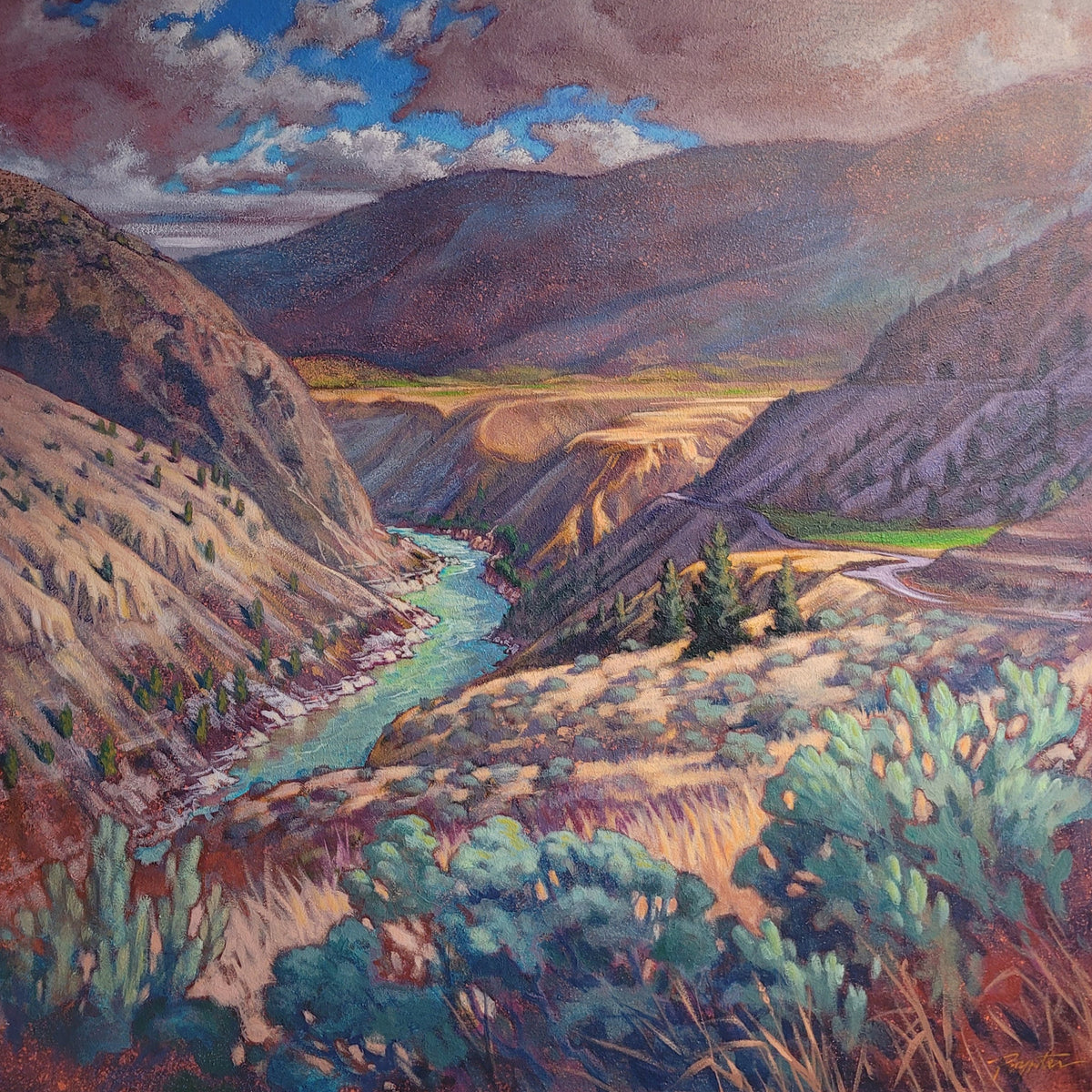 Turning a corner Fountain Valley BC Jan Poynter