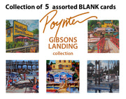 5 assorted ART CARDS